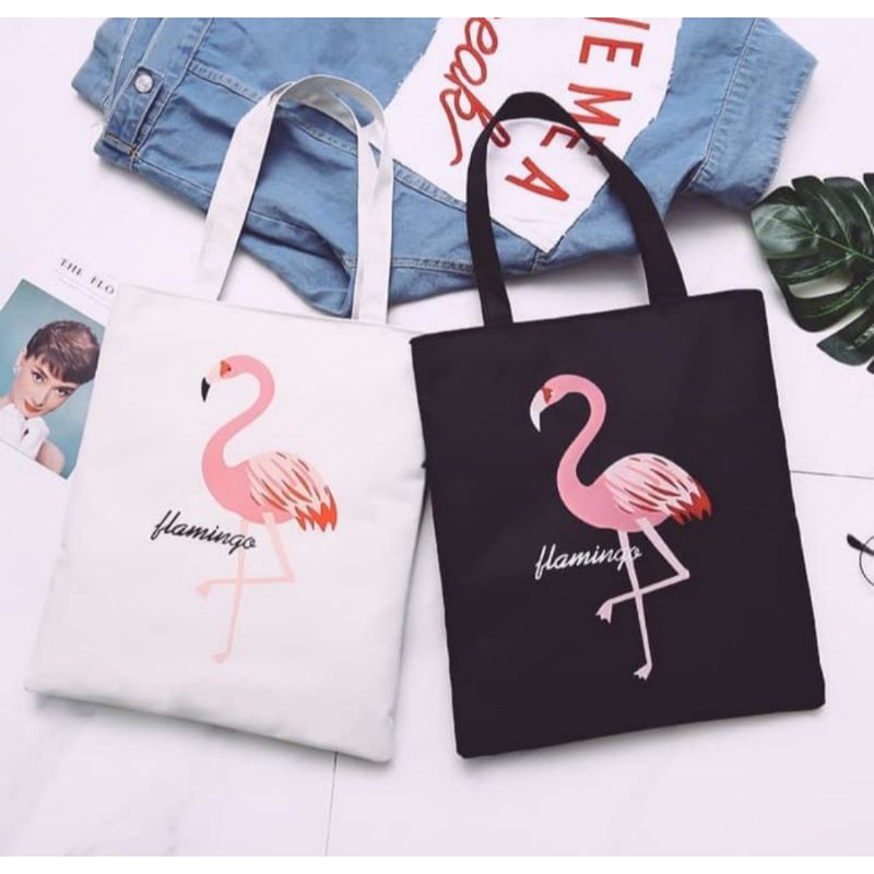 TOTEBAG FLAMINGO TAS FLAMINGO WANITA