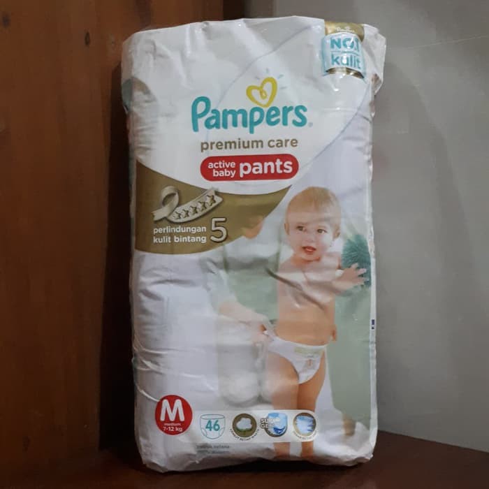 SALE!! Pampers Premium Active Baby Pants M46 Diapers Popok Celana Sekali  Pakai