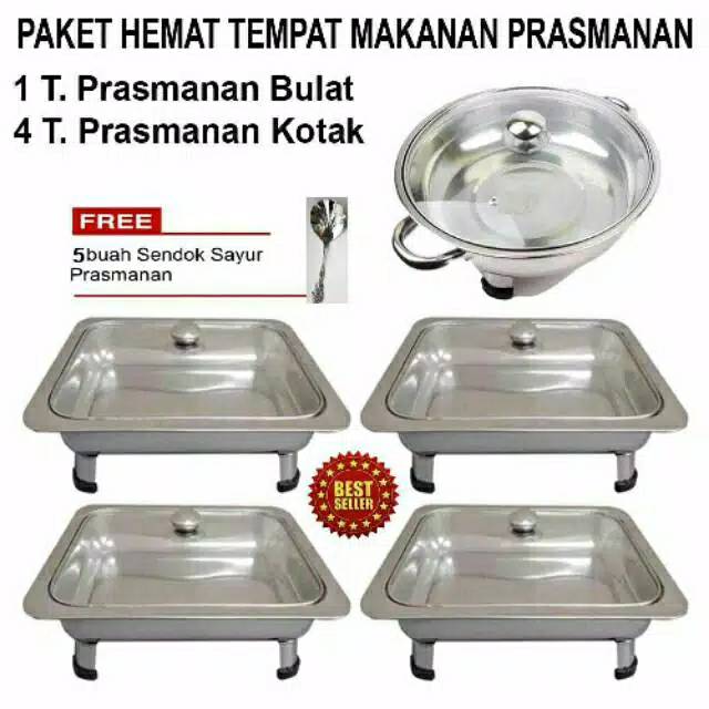 Jual Paket hemat prasmanan murah 4 kotak HOCWAY bulat 1 HOCKWAY tutup ...