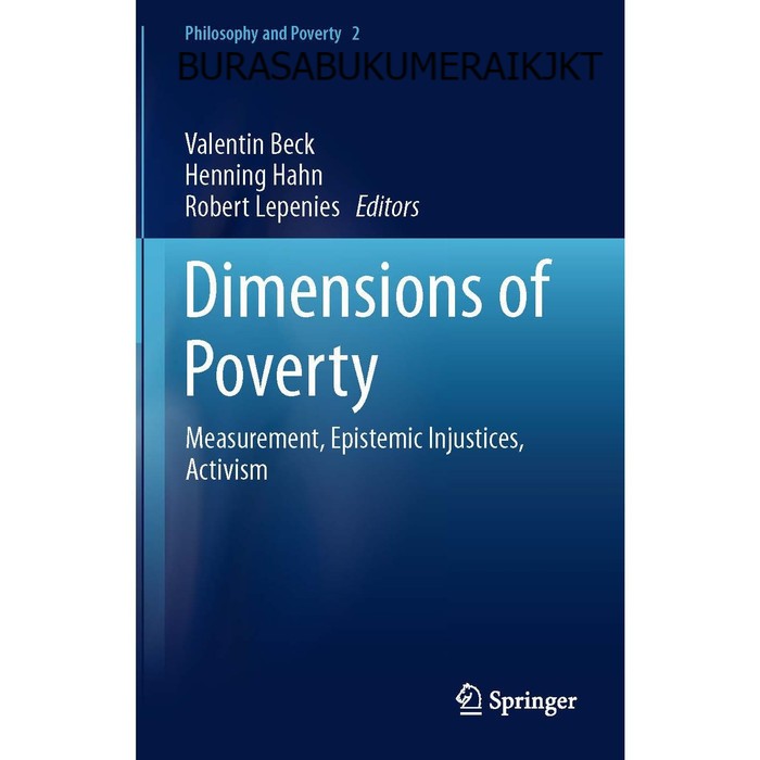Jual Dimensions of Poverty_ Measurement, Epistemic (Valentin Beck