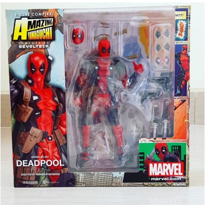 Jual Kaiyodo Revoltech Amazing Yamaguchi Deadpool | Shopee Indonesia