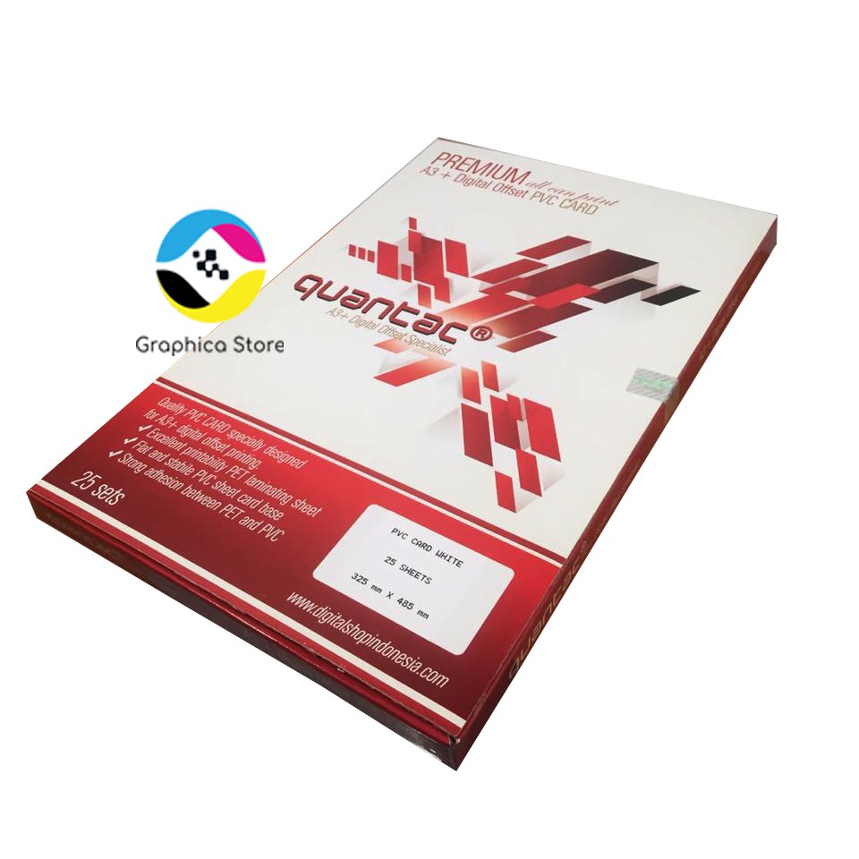 Jual PVC ID Card Laser Quantac | Putih | Shopee Indonesia