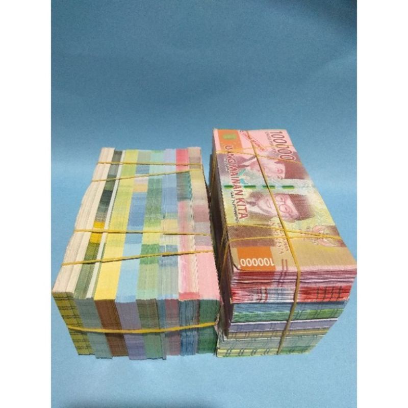 Jual Uang Mainan isi 500 Lembar | Shopee Indonesia