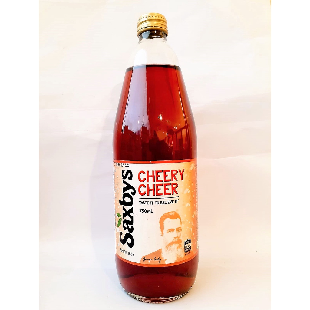 Jual SAXBYS CHERRY CHEER 750 ML / SOFT DRINK / MINUMAN BERSODA RASA ...