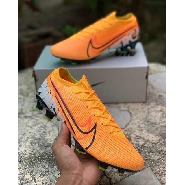 sepatu bola nike mercurial orange