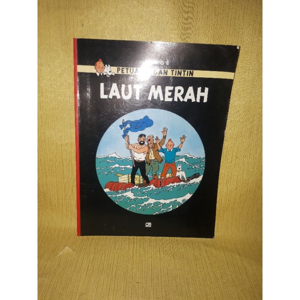 Jual Komik Petualangan Tintin Laut Merah Shopee Indonesia