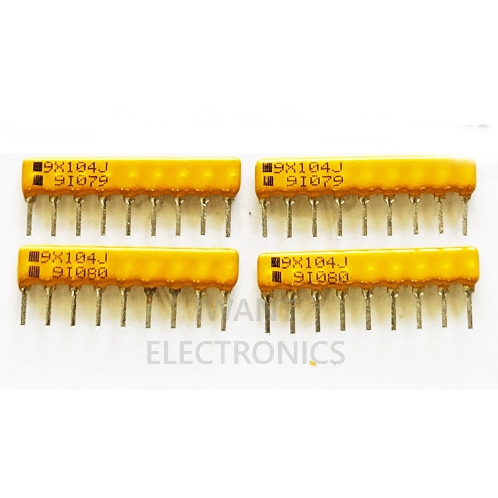 Jual RESISTOR ARRAY 100K OHM 9PIN ARRAY 100K 8 KAKI RESISTOR ARRAY DIP ...