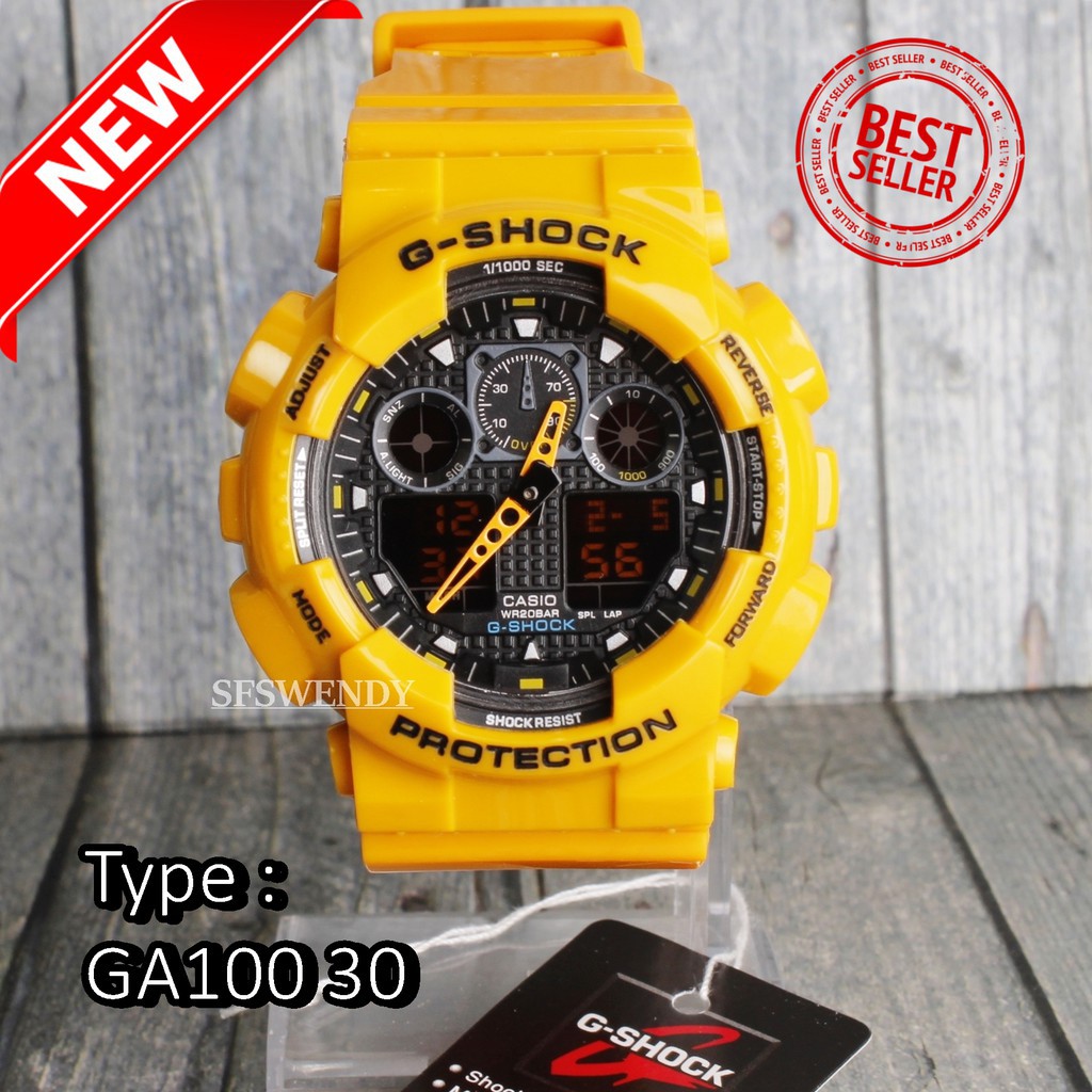 Jam g shock kuning best sale