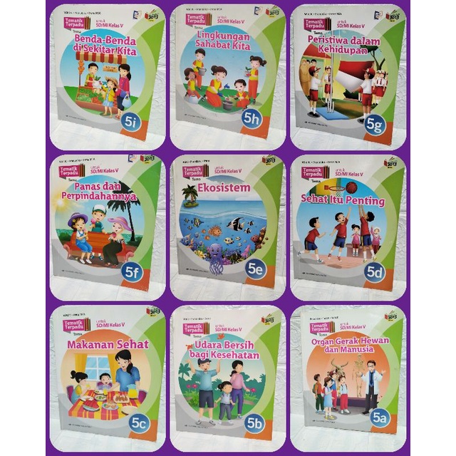 Jual tematik terpadu sd kelas 5 | Shopee Indonesia