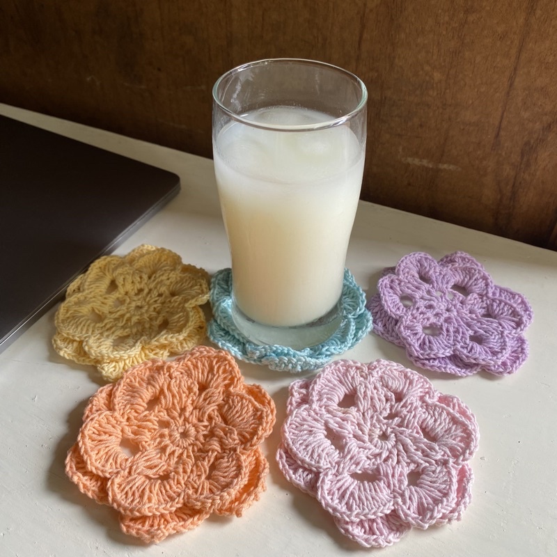 Jual Coaster / Tatakan Gelas Rajutan | Autumn & Summer Edition | Shopee ...