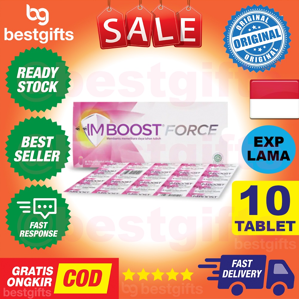 Jual IMBOOST FORCE TABLET MULTIVITAMIN MULTI VITAMIN DAYA TAHAN TUBUH ...