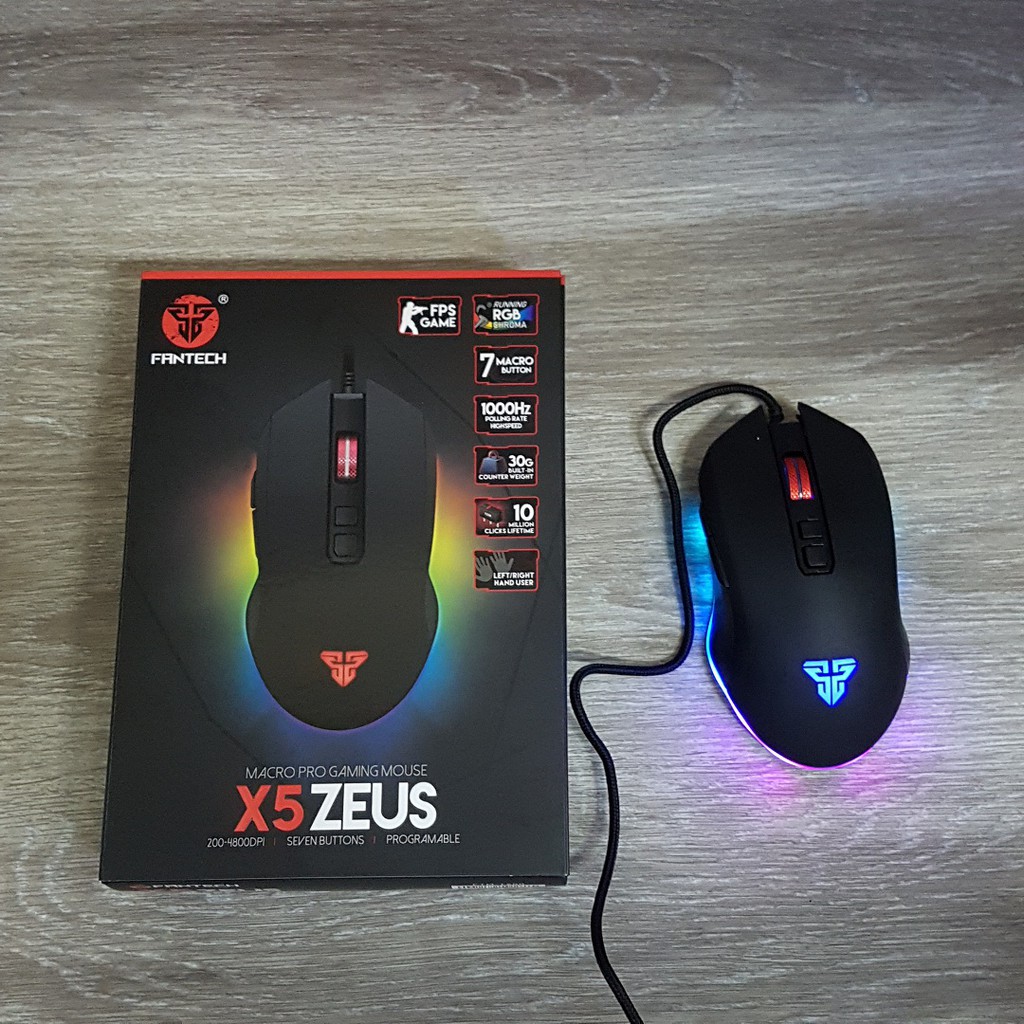 Jual Fantech X5 Zeus Macro Pro Gaming Mouse Shopee Indonesia
