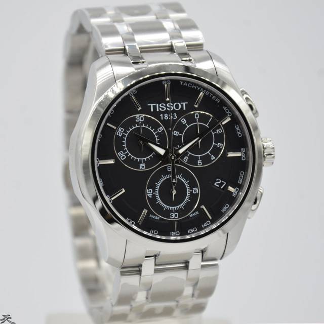 Jam Tangan Pria Tissot T035.617.11.051.00 Silver Rantai Original Murah