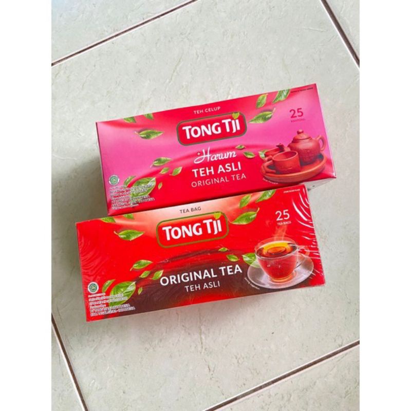 Jual Teh Tong Tji Original Tea Isi 25 Kantong Shopee Indonesia