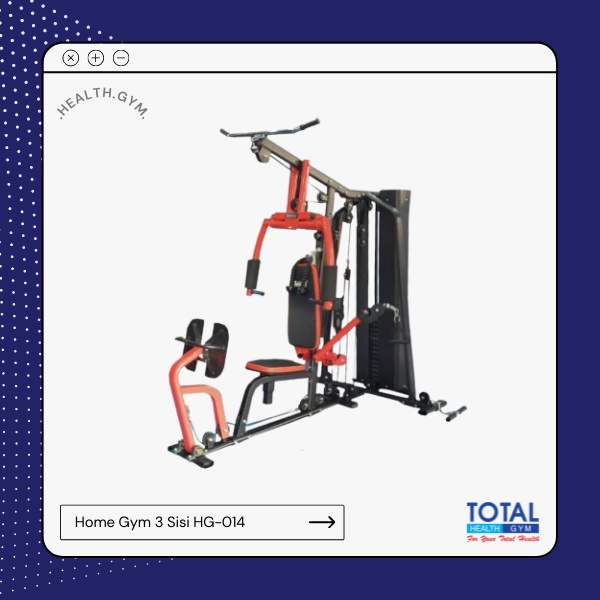 Jual Alat Fitnes Home Gym 1 Sisi Hg 014 Beban 75kg Total Fitnes