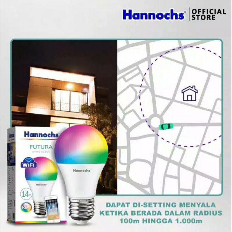 Jual Hannochs Futura Smart Led Bulb Shopee Indonesia