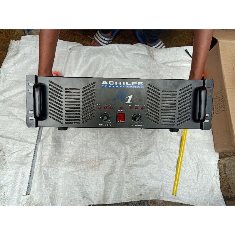 Jual power amplifier rakitan achiless rakitan 20 ampere 2 x 1000 watt