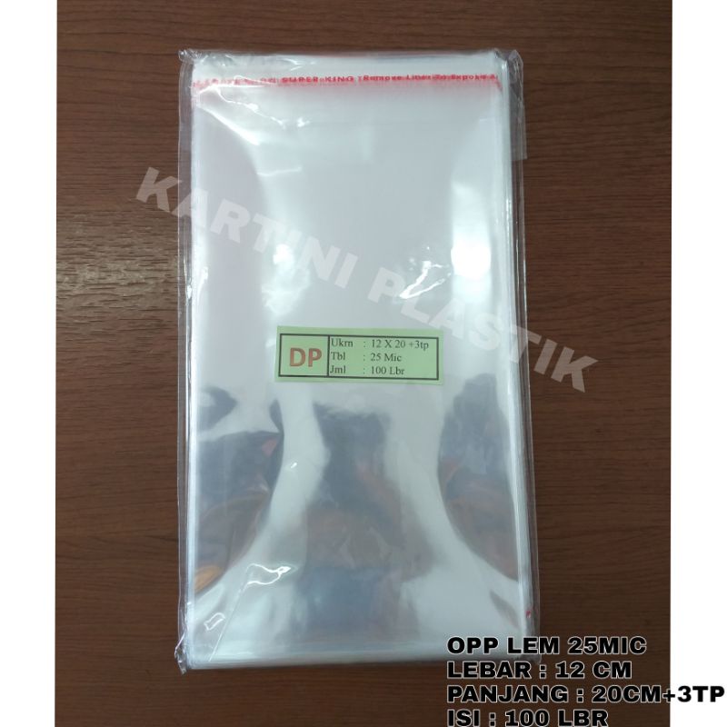 Jual Plastik OPP LEM 12x20 | Shopee Indonesia