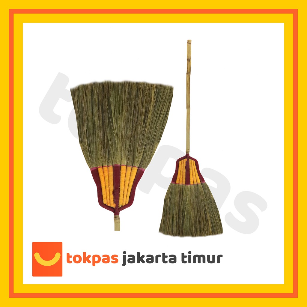 Jual Sapu Rayung Tipe Jari Sapu Lantai Jerami Gagang Bambu Shopee Indonesia