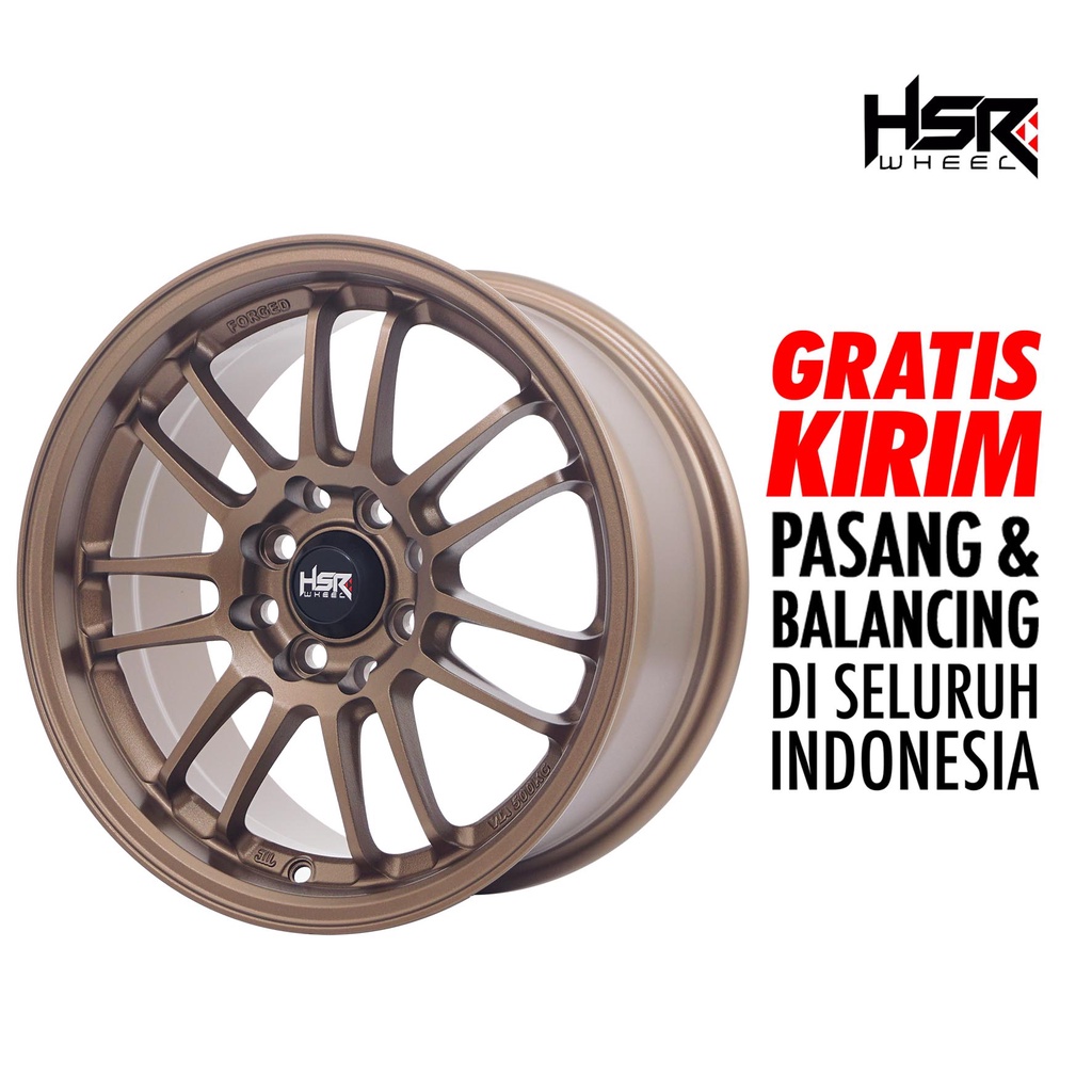 Jual Velg Mobil Ring 15 REVO HSR R15X7 H8X100-114,3 ET35 SMBRZ | Shopee ...