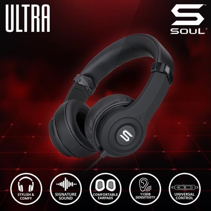 Jual SOUL ULTRA High Definition Dynamic Bass On Ear Headphone