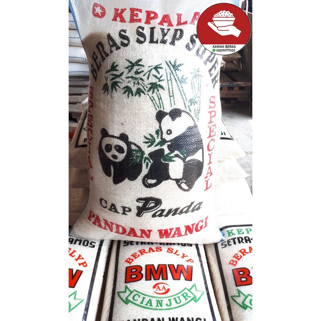 Jual Beras SLYP Super Cap Panda 20kg Shopee Indonesia