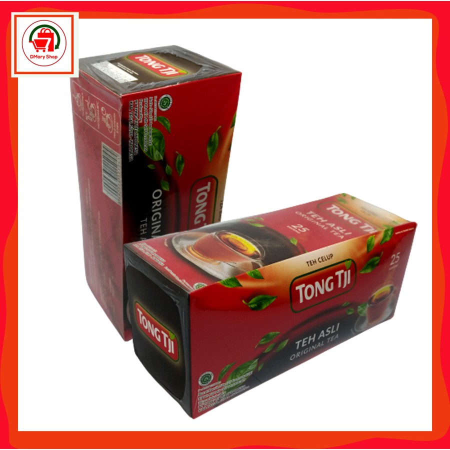 Jual Tong Tji Teh Celup Original Tea 25 Kantong 50gram Shopee Indonesia