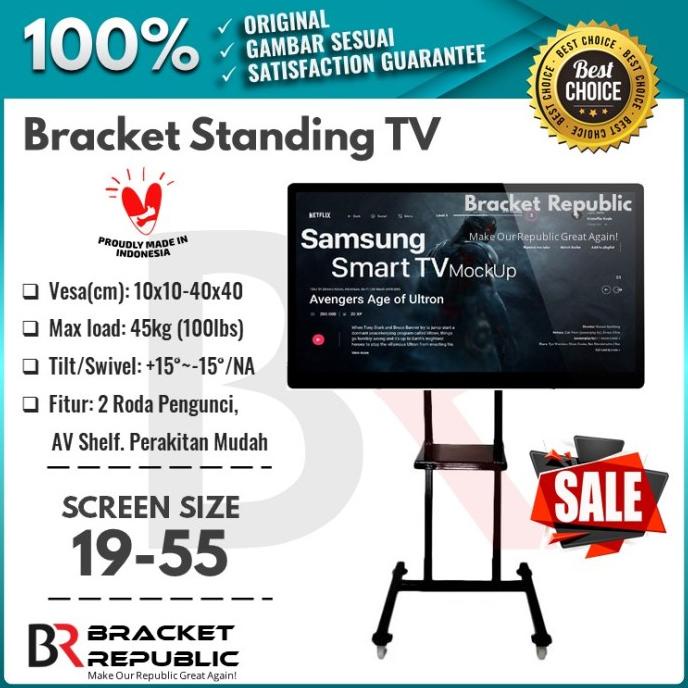 Jual Standing Bracket Tv Lcd Led Standing Braket Standing