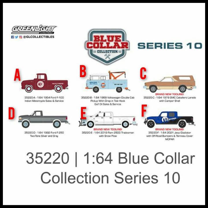 Jual GREENLIGHT 1/64 BLUE COLLAR COLLECTION SERIES 10 - A, DP | Shopee ...