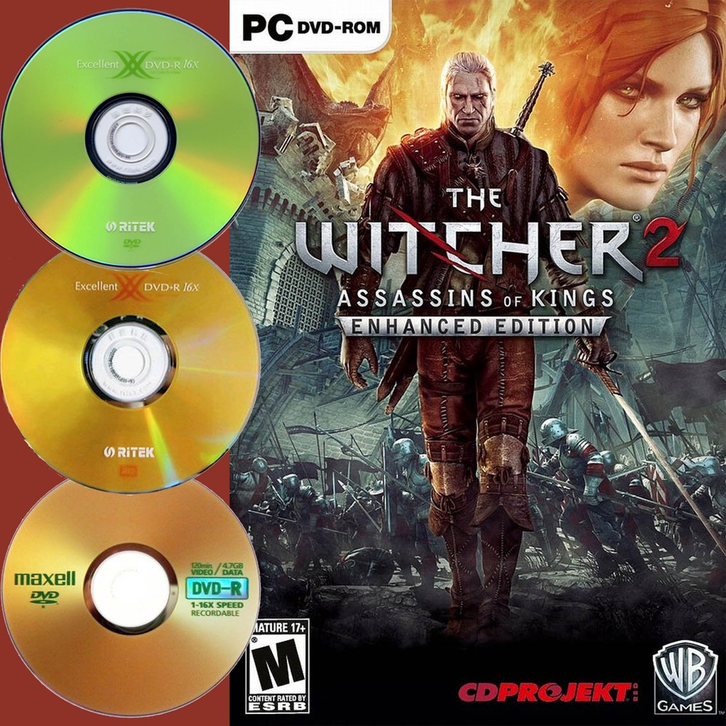 Jual Dvd Game Pc The Witcher Assassins Of Kings Enhanced Edition