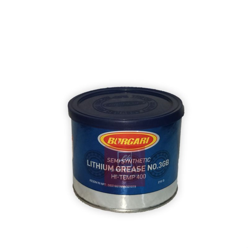 Jual Burgari Semi Synthetic Lithium Grease No.3GB HI-Temp 400 210G ...