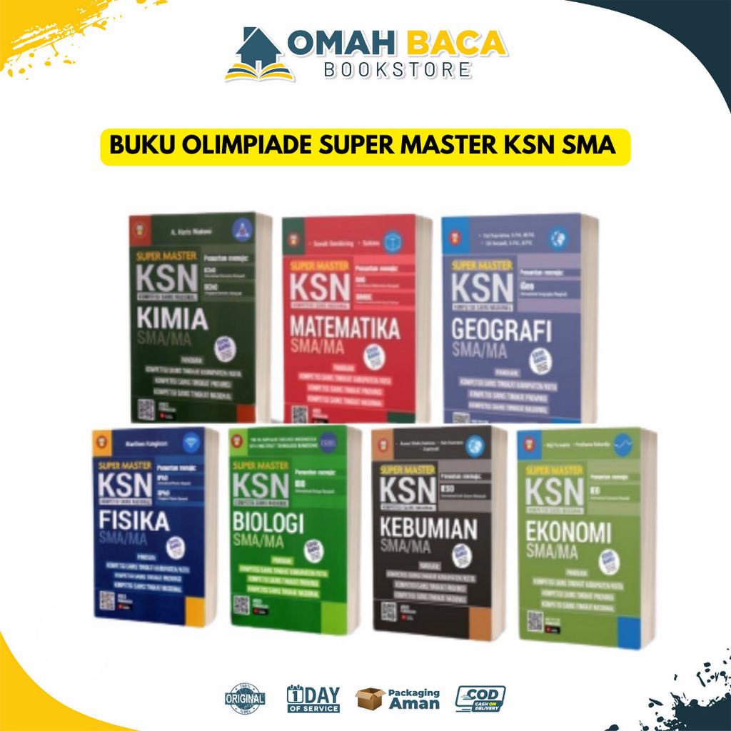 Jual Buku Olimpiade Super Master KSN SMA Kimia Matematika Geografi ...