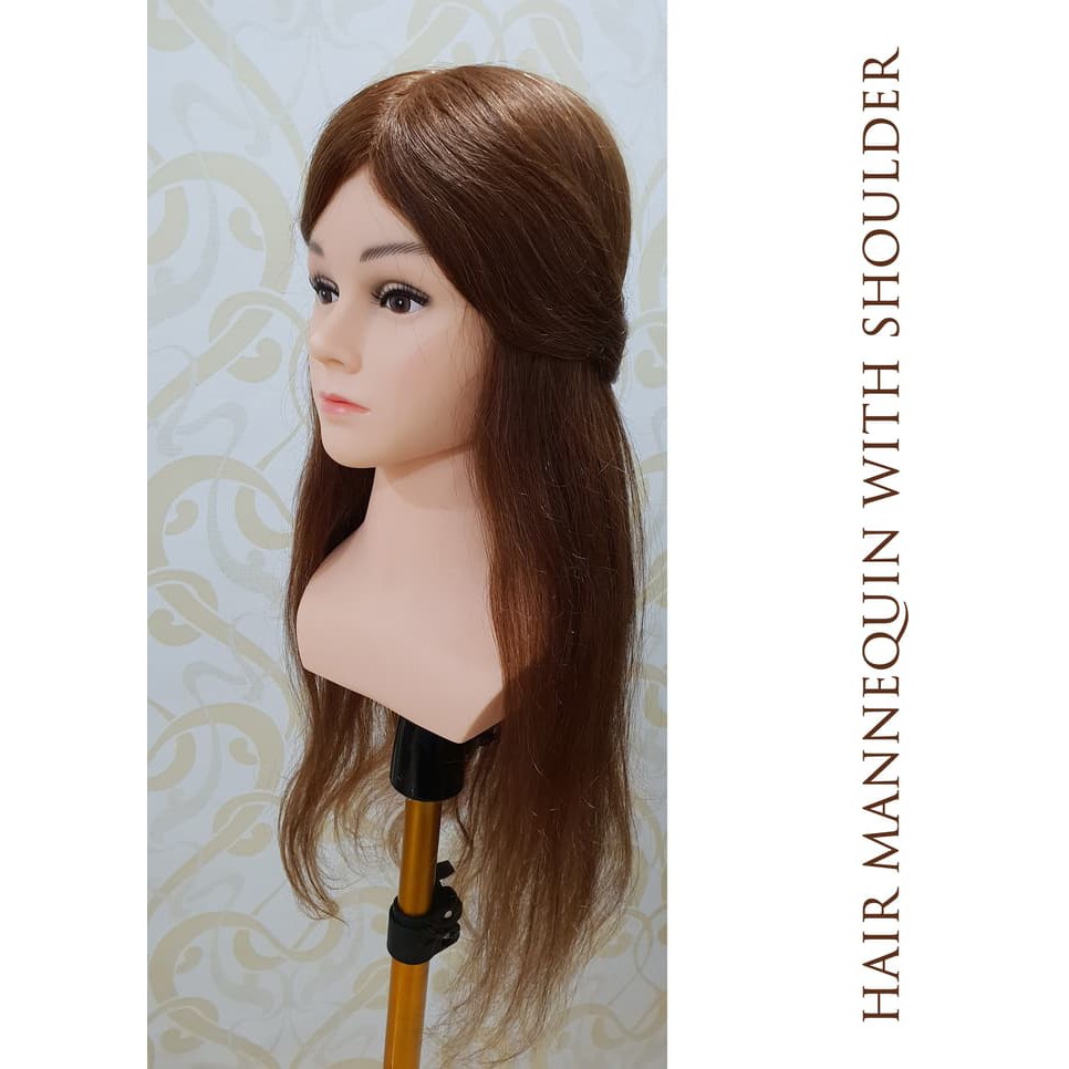 Jual HAIR MANNEQUIN WITH SHOULDER (MANEKIN RAMBUT/PATUNG KEPALA