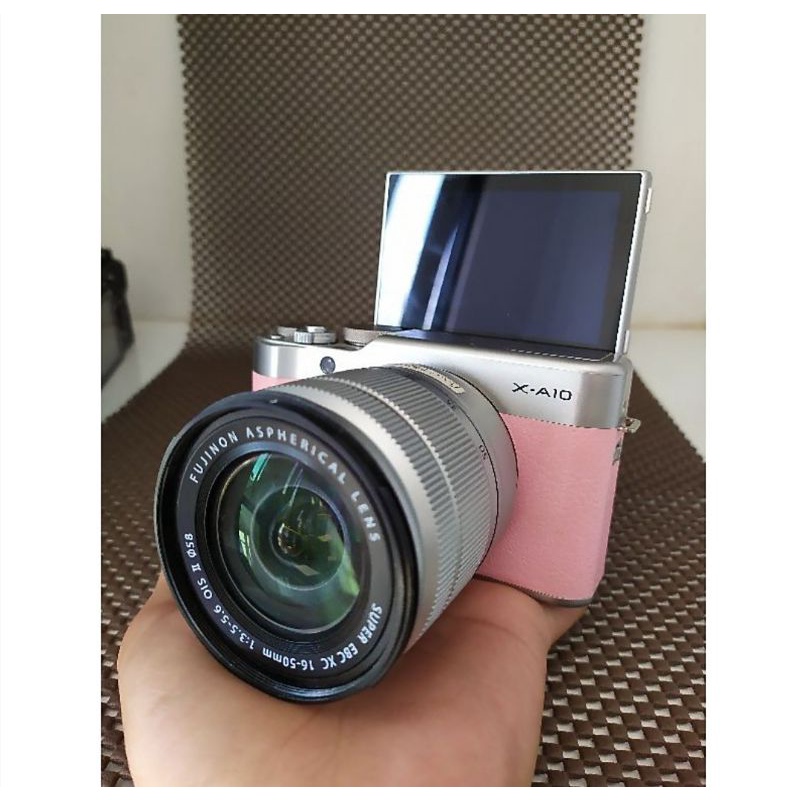 Jual Kamera Mirrorless Xa 10 wifi Layar Flip warna pink Shopee Indonesia