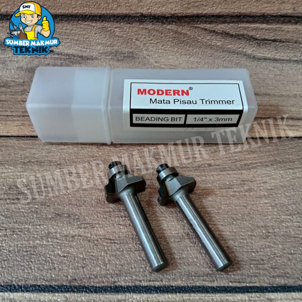 Jual Mata Profil Kayu Beading Bit Router X Inch Mili Modern Shopee Indonesia