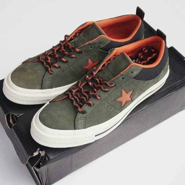 Converse one star store ox utility green