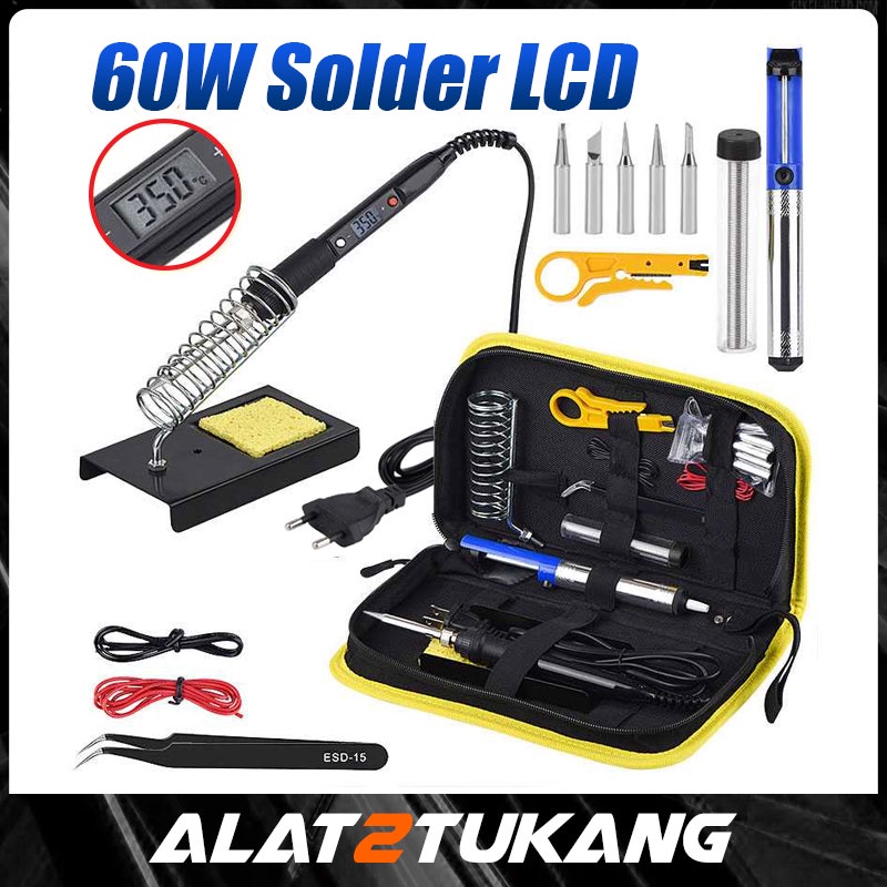 Jual Peralatan Solder Kit LCD Electric Adjustable Temperature Soldering ...