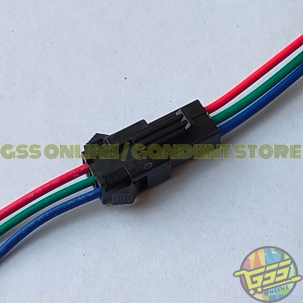 Jual Kabel soket konektor socket male female LED strip DC JST SM 2 3 4 ...