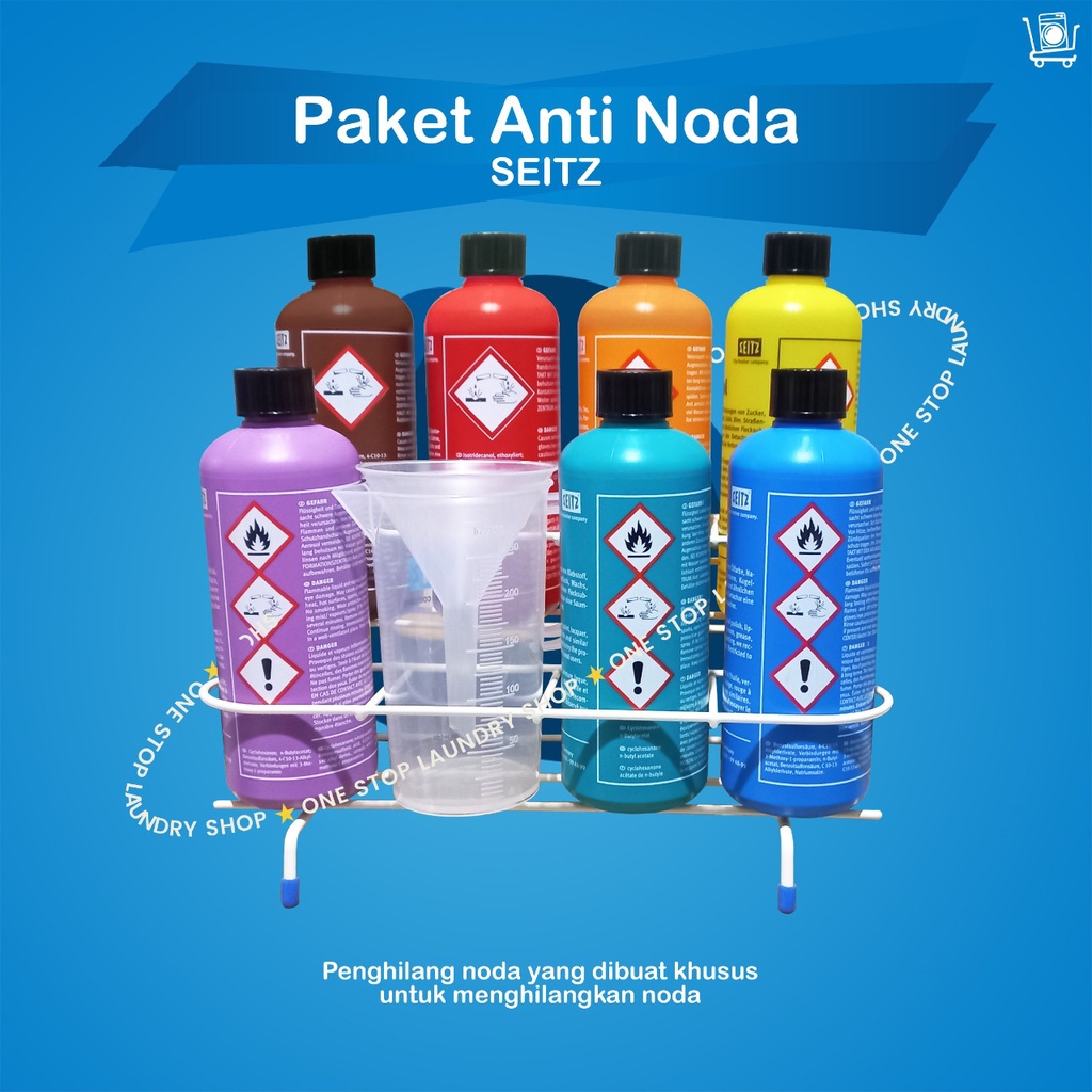Jual Penghilang Noda Laundry Set Merk Seitz Spotting Agent Chemical ...