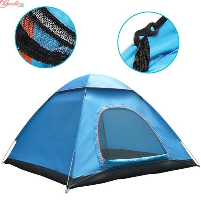 Spetebo Tenda Pop Up 3 Posti Blu: Apertura Istantanea, Leggera E Impermeabile Per Festival E Campeggio