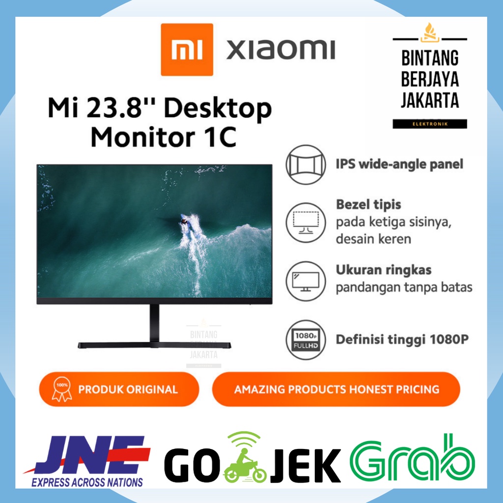 Jual XIAOMI Mi 23.8 Desktop Monitor 1C 60Hz 6ms - 24 inch Bezel ...