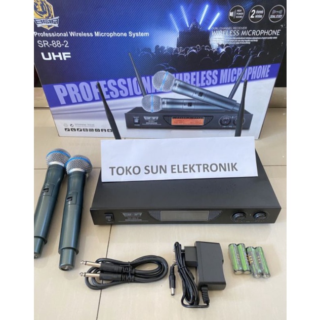 Jual Mic Microphone BMA Wireless SR 88-2 | Shopee Indonesia