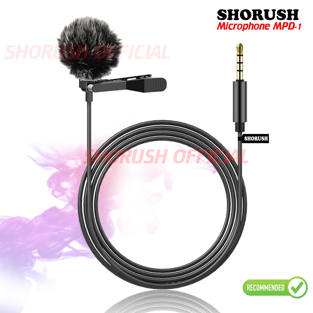 Jual Shorush Mpd Microphone Mic Clip On Mm Trrs For Android