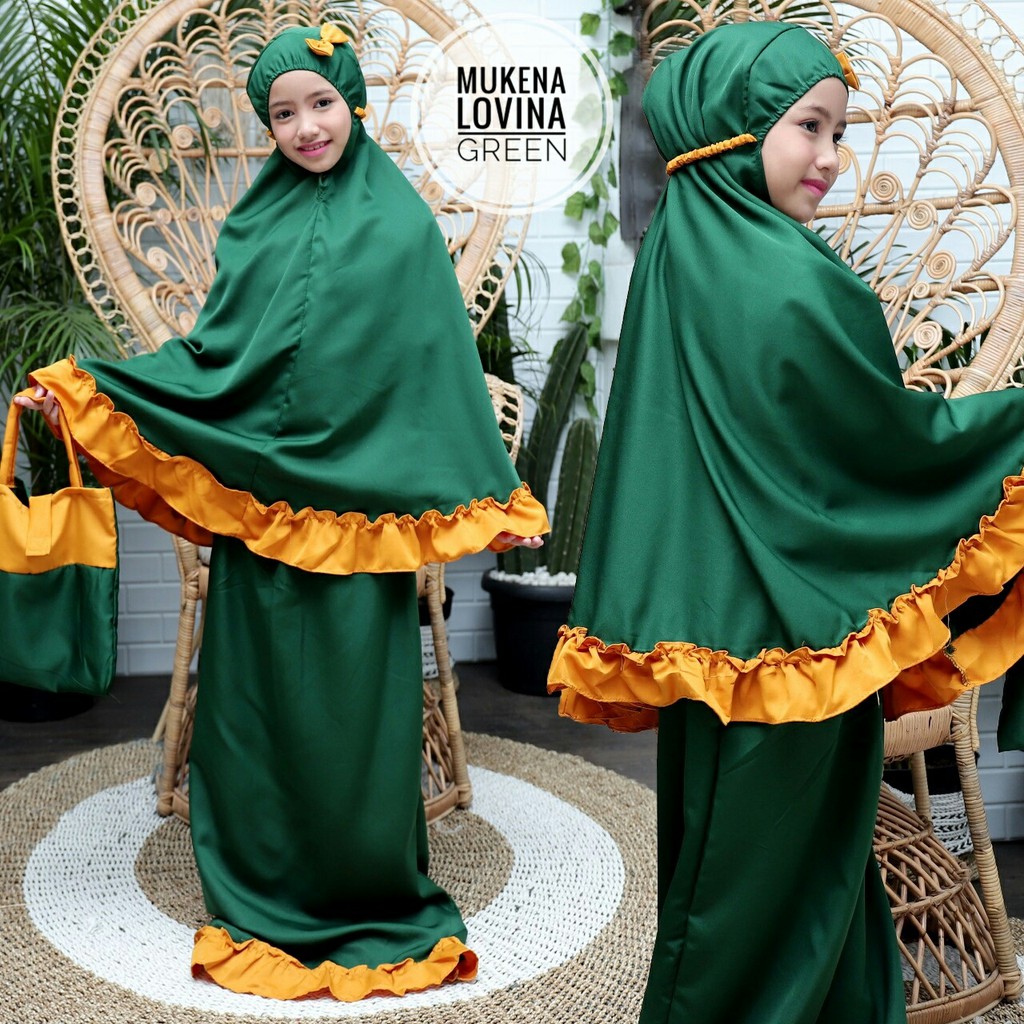 Jual Nf Mukena Dewasa Layangan Bahan Katun Rayon Adem Model Terbaru