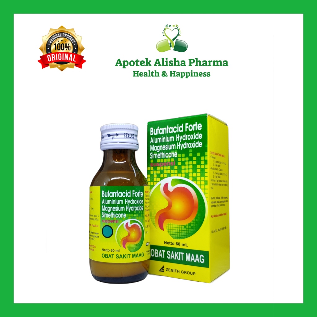 Jual Bufantacid Forte Sirup 60ml - Bufantasid Forte Antasida Syrup Obat