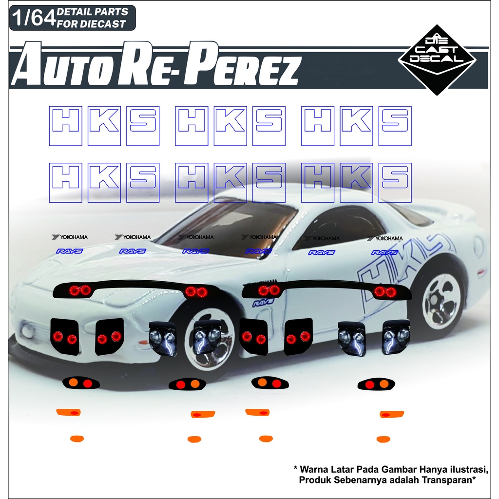 Jual [TRANSPARAN]Decal Hotwheels Autoreperez - Racing Livery - Mazda ...