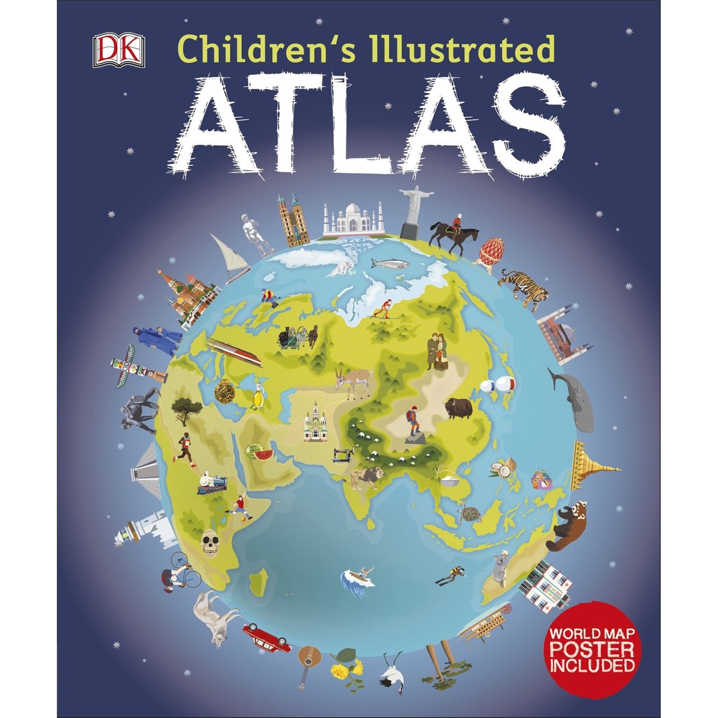 Jual Children Illustrated Atlas | Shopee Indonesia
