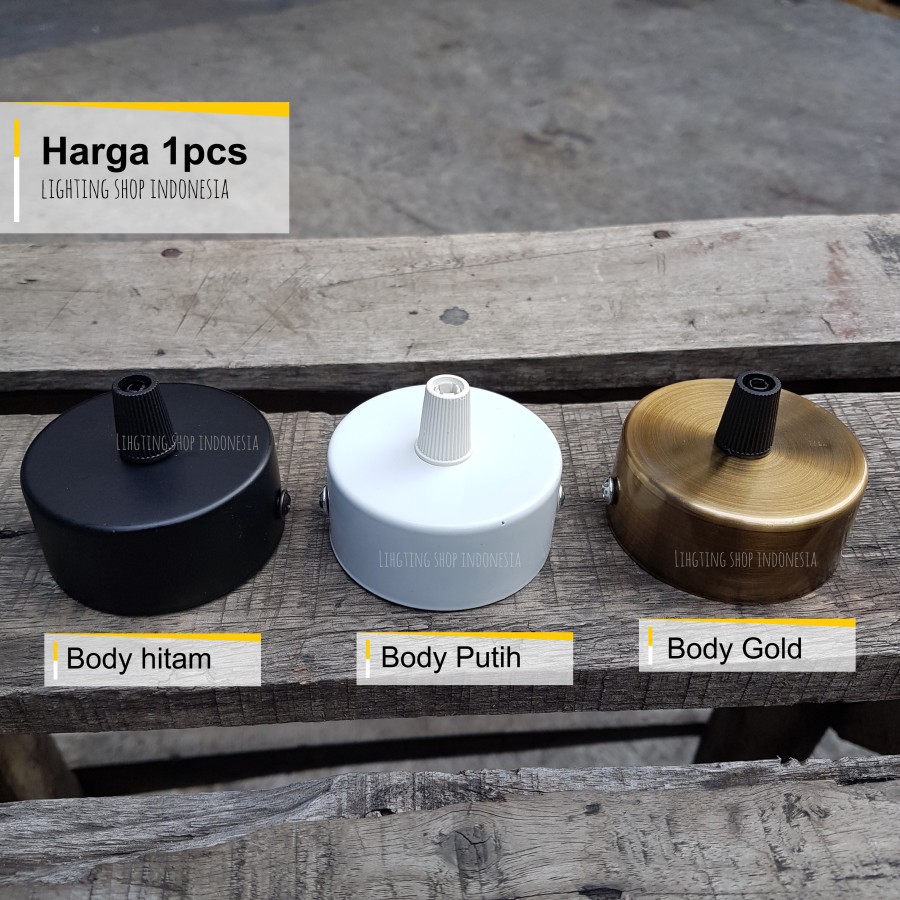 Jual KOP PLAFON MINI RATA BASE ENGKEL PLATE UNTUK LAMPU HIAS KAP ...