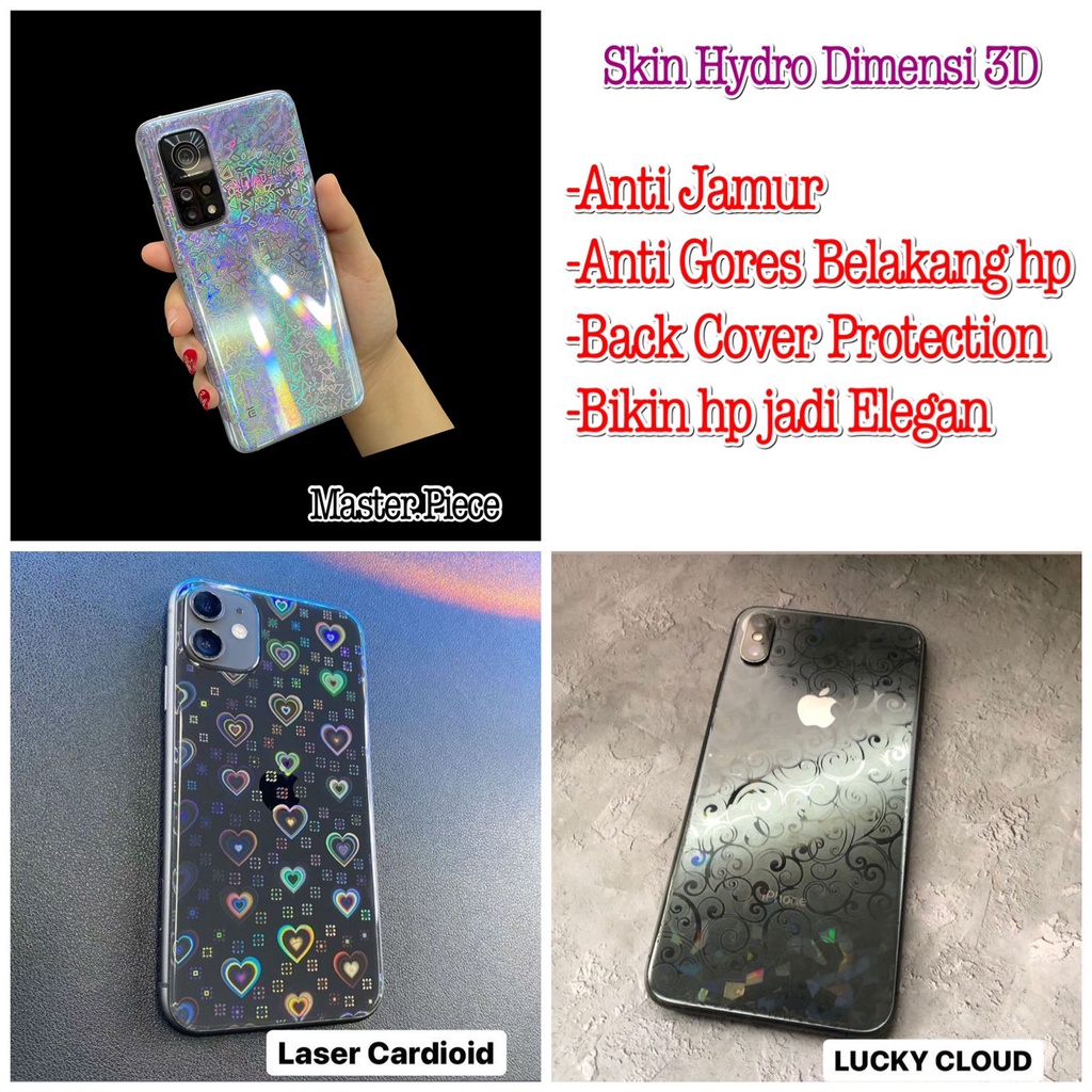 Jual Skin Hydro Dimensi 1 Motif 3D Realme C1 C2 C3 C11 C12 C15 C17 C20 ...