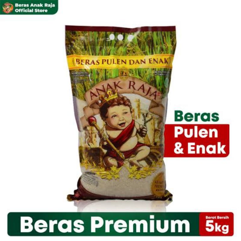 Jual Beras Premium Anak Raja 5kg | Shopee Indonesia